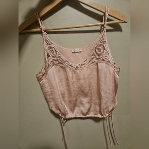 Free people tank size Small NWT Rose color Cute!